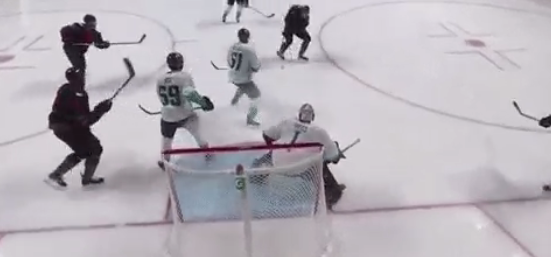 dylan larkin off the hop